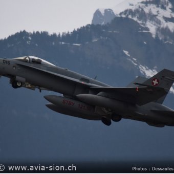 CR Mars 2016 sur FA-18 & Tiger 555