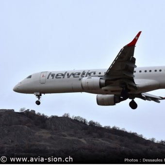 Embraer Helvetic airwais 2019 - 45