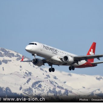 Embraer Helvetic airwais 2019 - 225