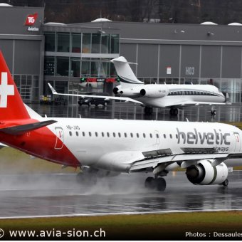 Embraer Helvetic airwais 2019 - 312