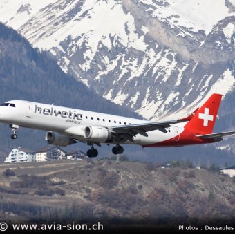 Embraer Helvetic airwais 2019 - 228