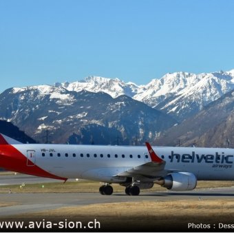 Embraer Helvetic airwais 2019 - 095