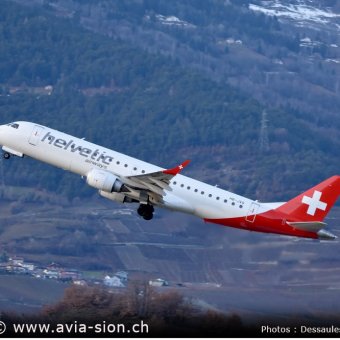 Embraer Helvetic airwais 2019 - 287